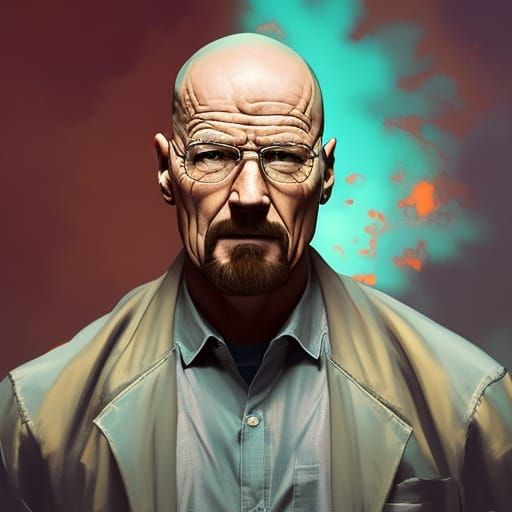 Buff Walter White Concept Art in 8K