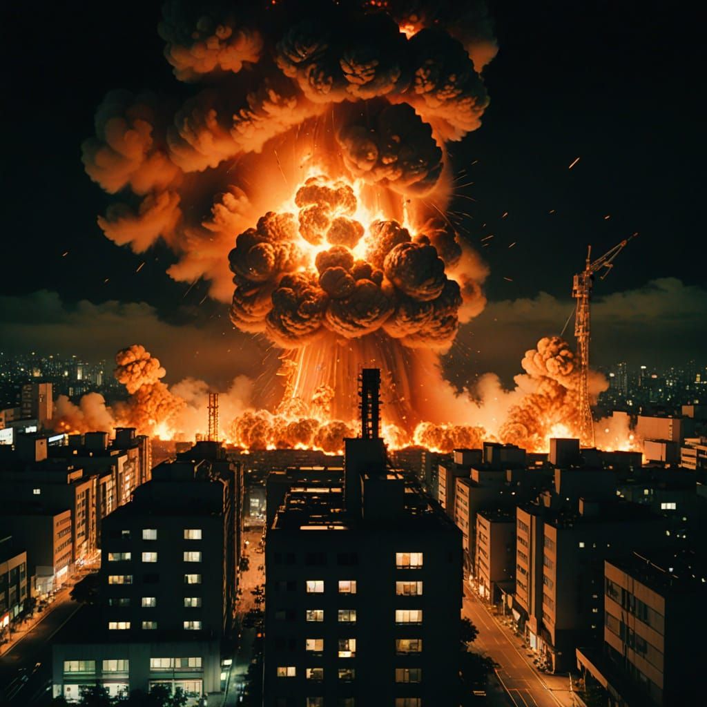 Ballistic Missile Attack Engulfs Tokyo in Flames