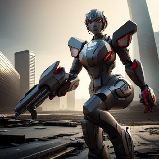 Female Transformer Robot Turns Into Hyundai i30