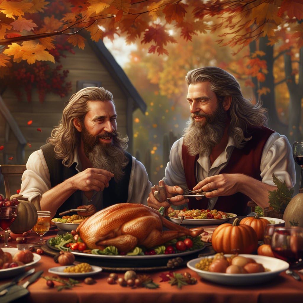 Thanksgiving Dinner: A Rockwell-esque Celebration of Love