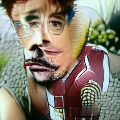 Abstract Portrait of Robert Downey Jr.