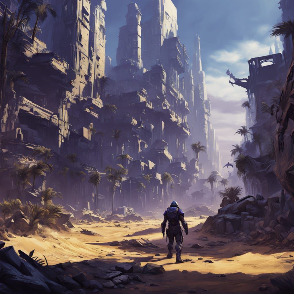 Post-Apocalyptic Desert City Battle