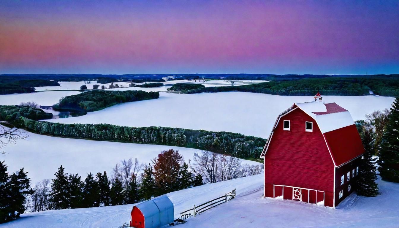 Winter in Wisconsin, America's Dairyland