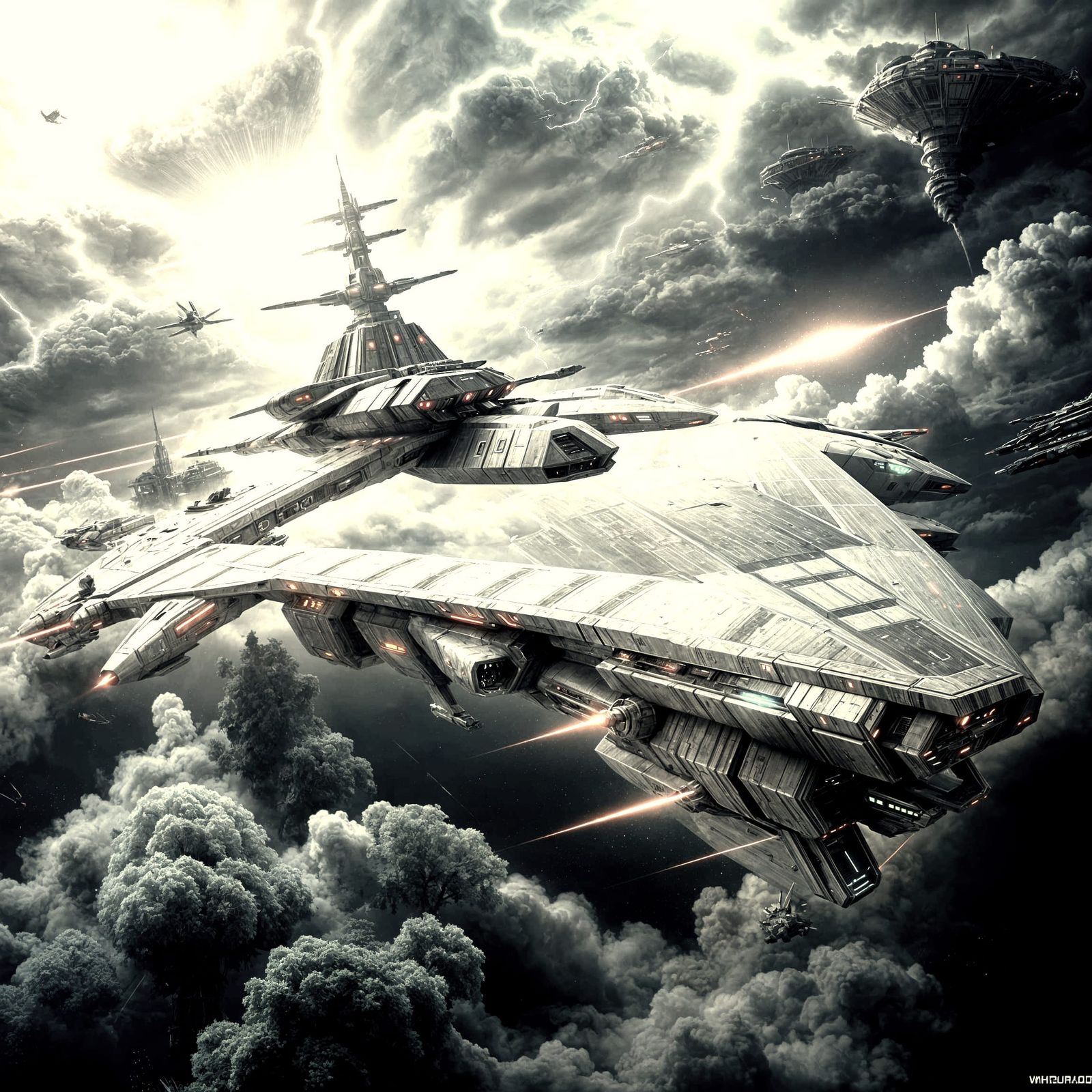 Futuristic Atomic Carrier Unleashes Technological Might in S...