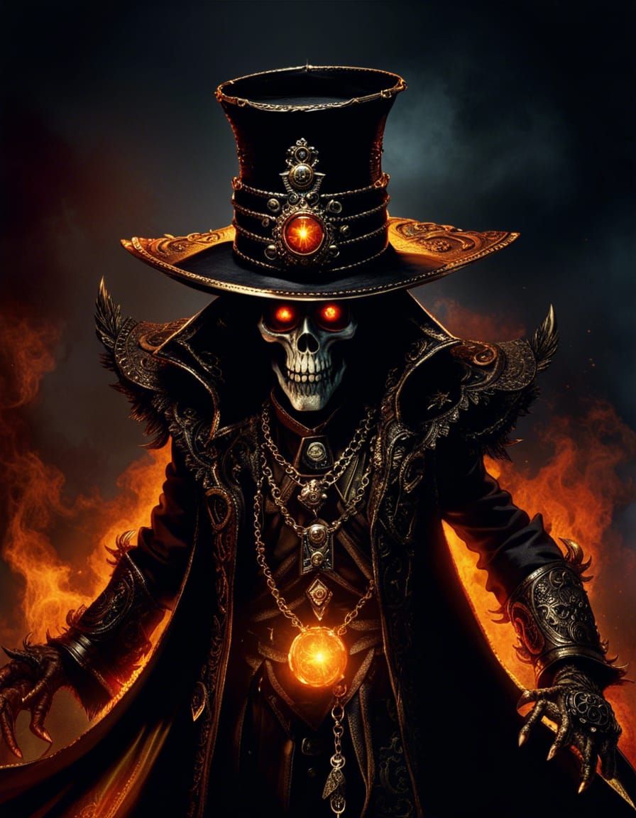 Demonic Papa Legba: Dystopian Biopunk Horror