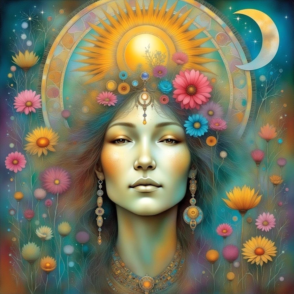 Love at First Sight in Vibrant Art Deco Style