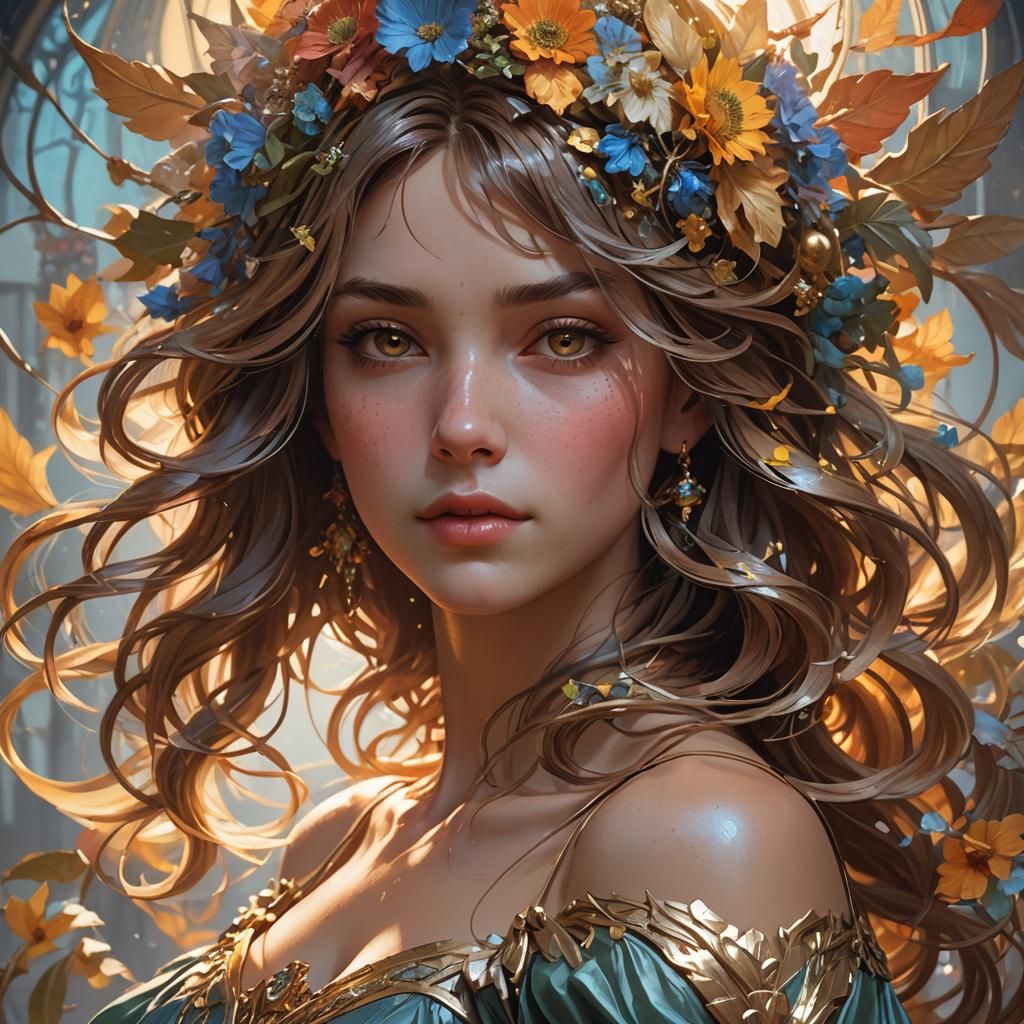 Hyperdetailed Portrait in Dynamic Lighting