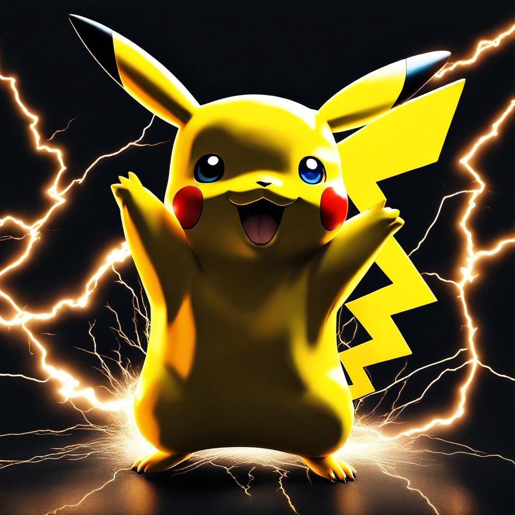Pikachu and Lightning, Kim Jung Gi Style