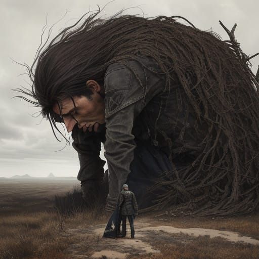 Sorrowful Wanderer at Dusk