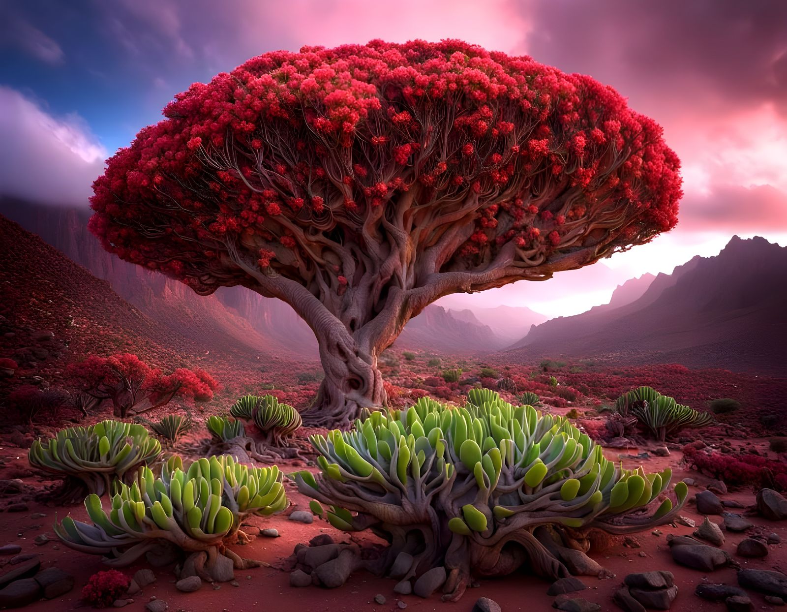 Socotra Dragon's Blood Tree