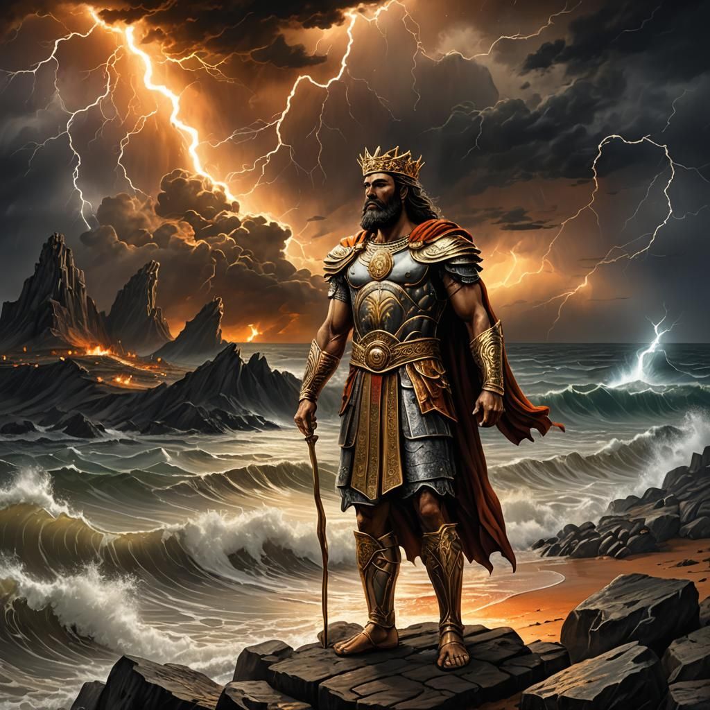 Nebuchadnezzar on Seashore: Dore-Inspired Biblical Illustrat...