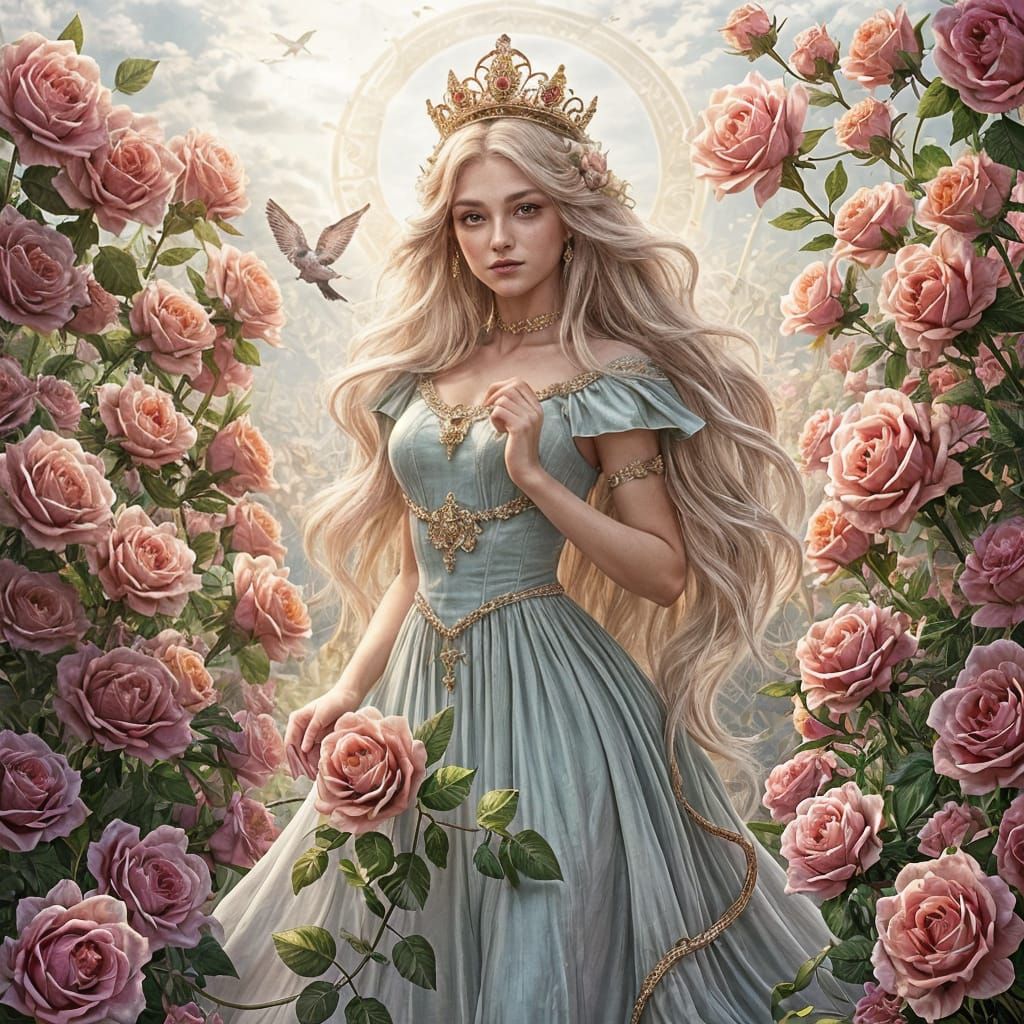 Mythical Rose Princess of Ancient Kingdom