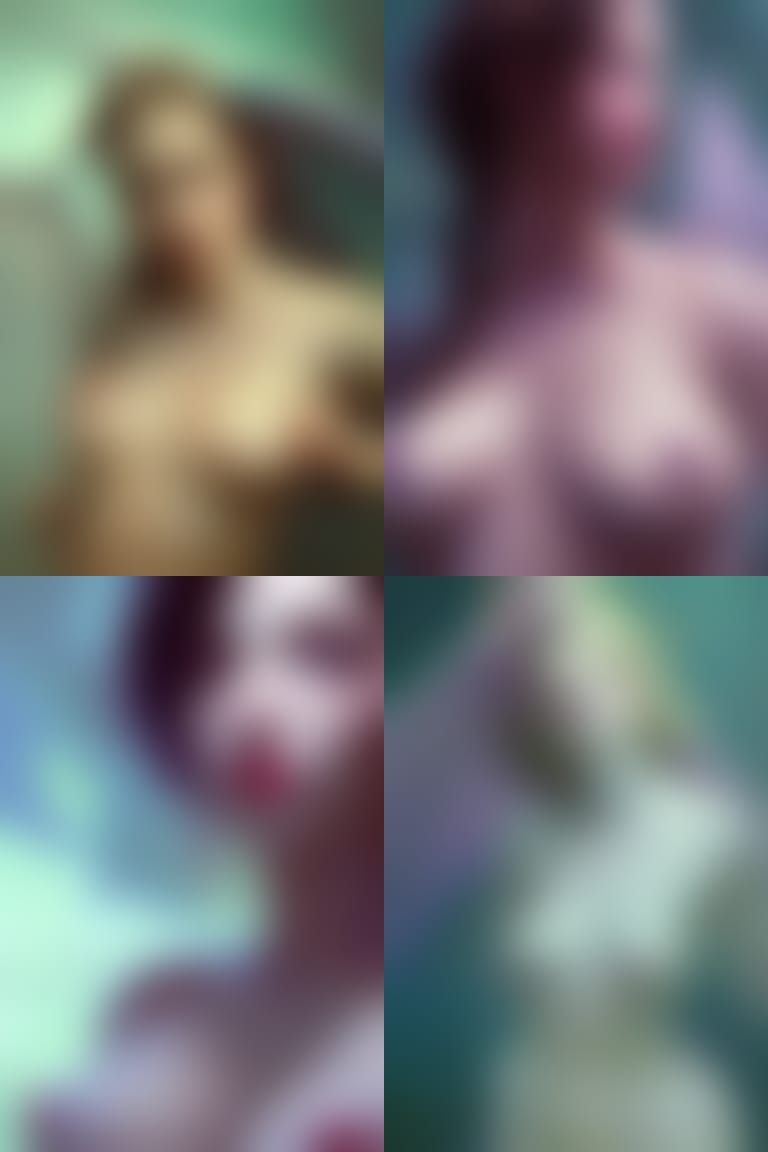 Ethereal Succubus Portrait in Fantasy Art Style