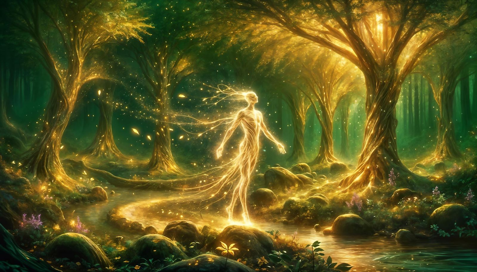 Golden Transformation in Enchanted Forest