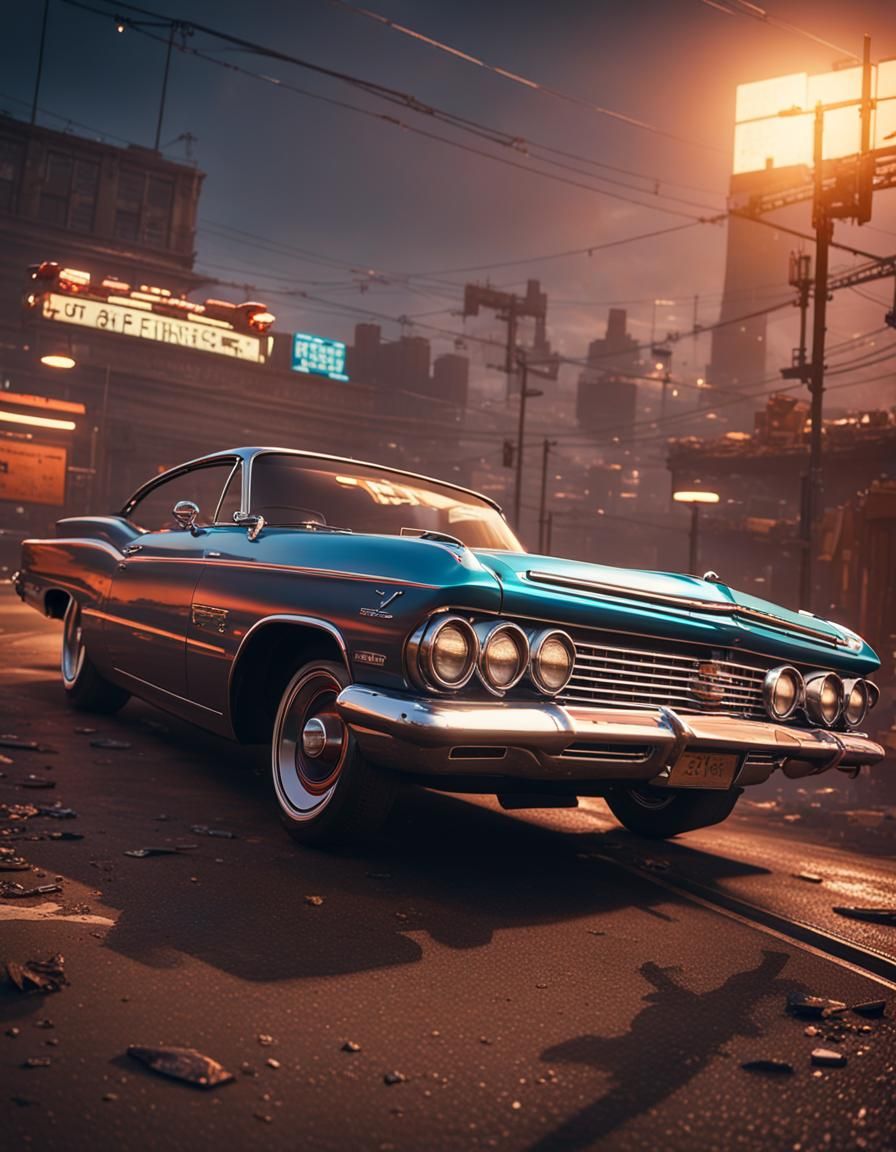 Low Ryder Impala in City