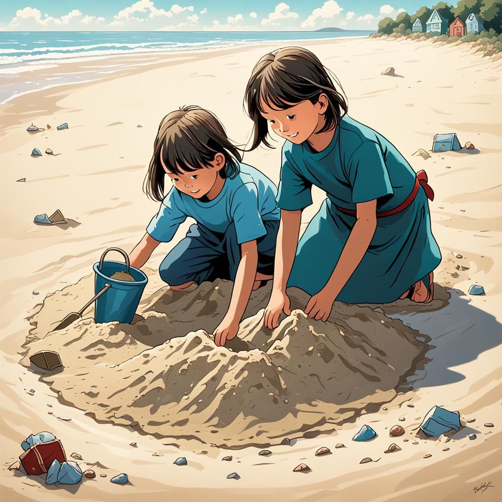 Playing In The Sand