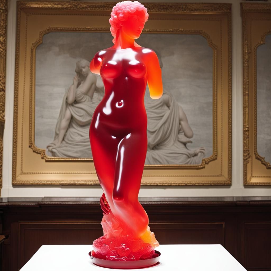Venus de Milo as Jelly Sculpture