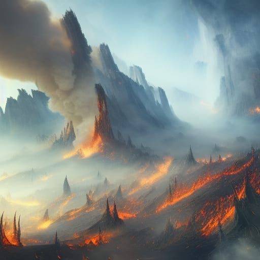 Burning Room: Detailed Matte Painting in Unreal Engine