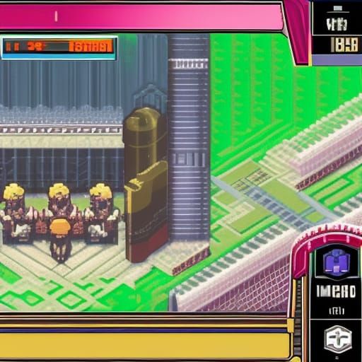 Android Character in Fire Emblem Style