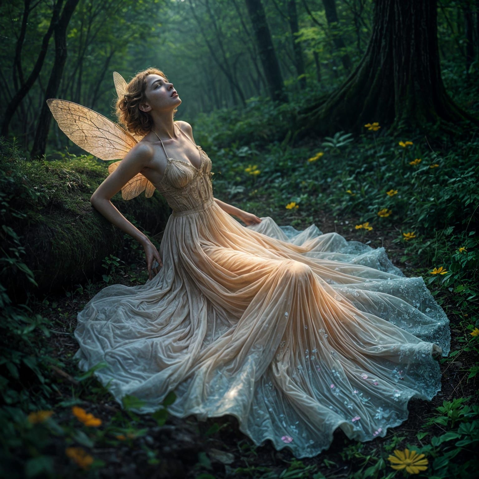 A Fairy's Fiery Demise in Dramatic Style