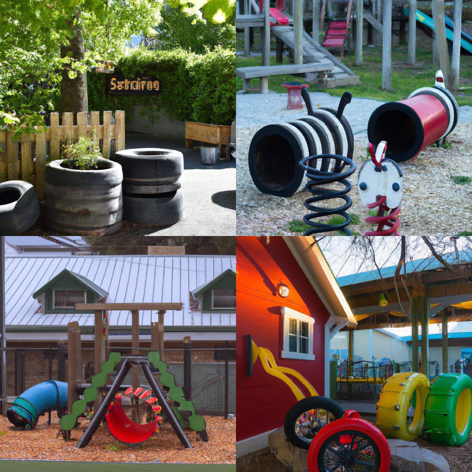 Liminal Playground Beside Restaurant