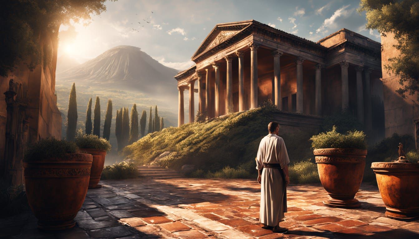 Marcus Crassus in Ancient Roman Villa