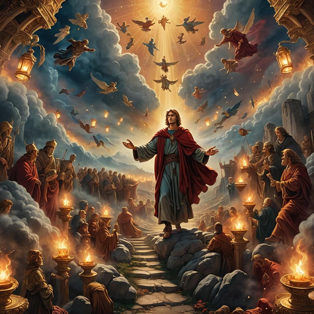 Dante's Mystical Journey Through Heaven and Hell