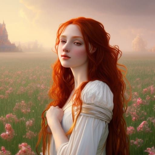 Falling asleep in a field of poppies