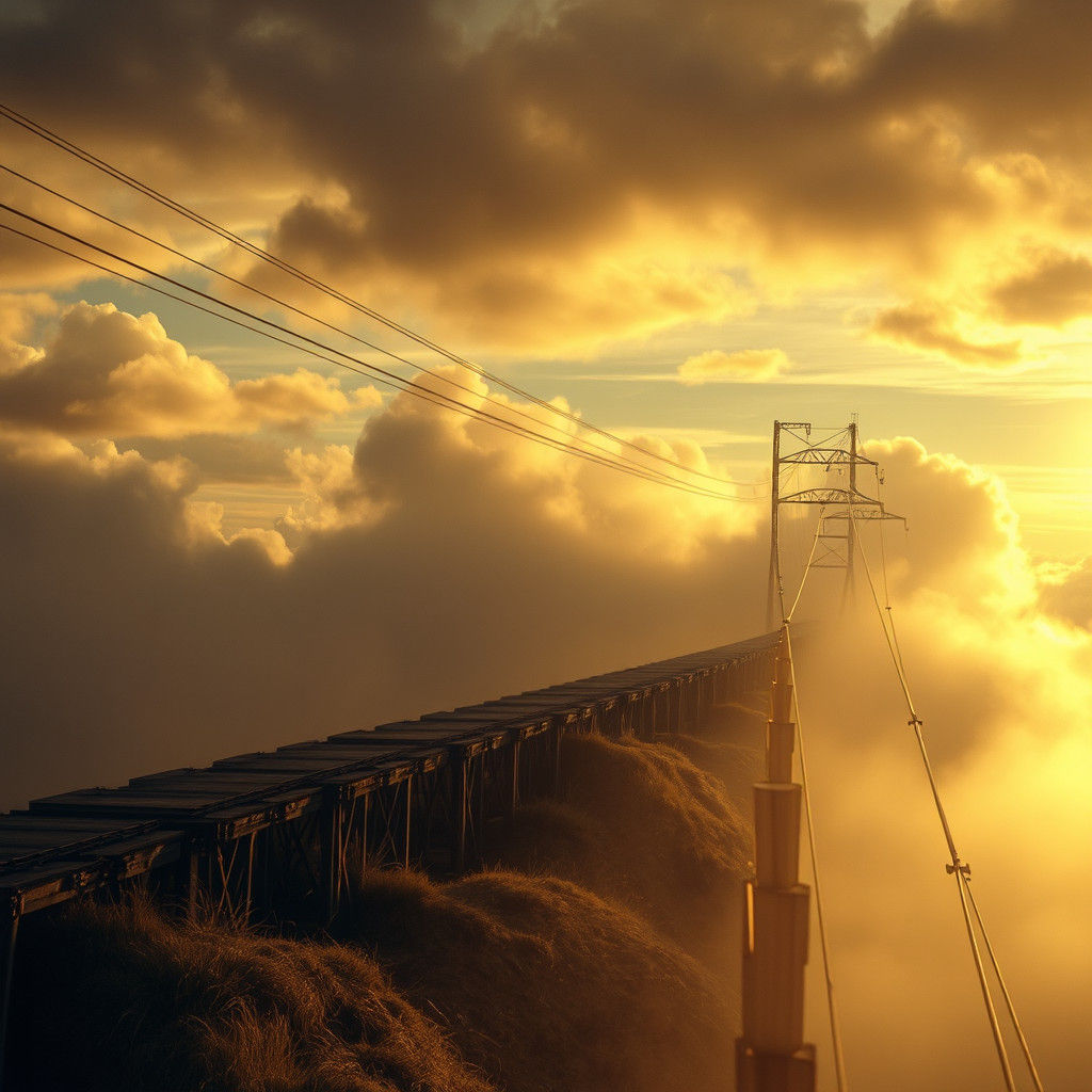 Hyperrealistic Unreality: Pale Clouds and Dead Sun