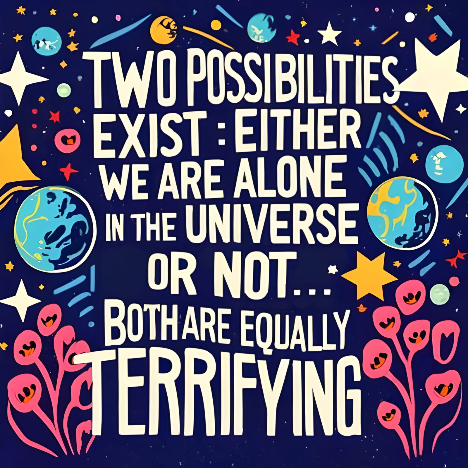 Simple Blue Image Generated by AI