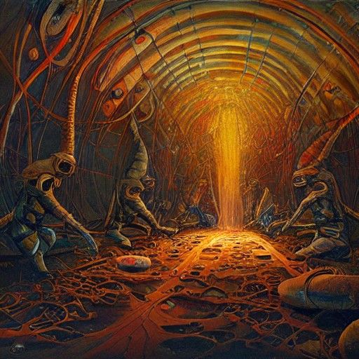 Sci-Fi Spaceship Interior Concept Art