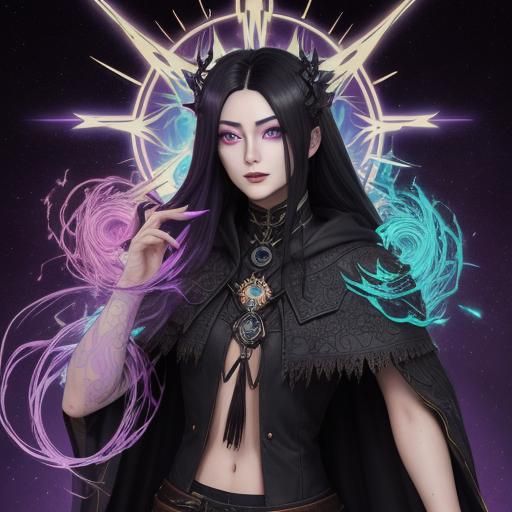 Ethereal Humanoid Shifter with Emerald Scales