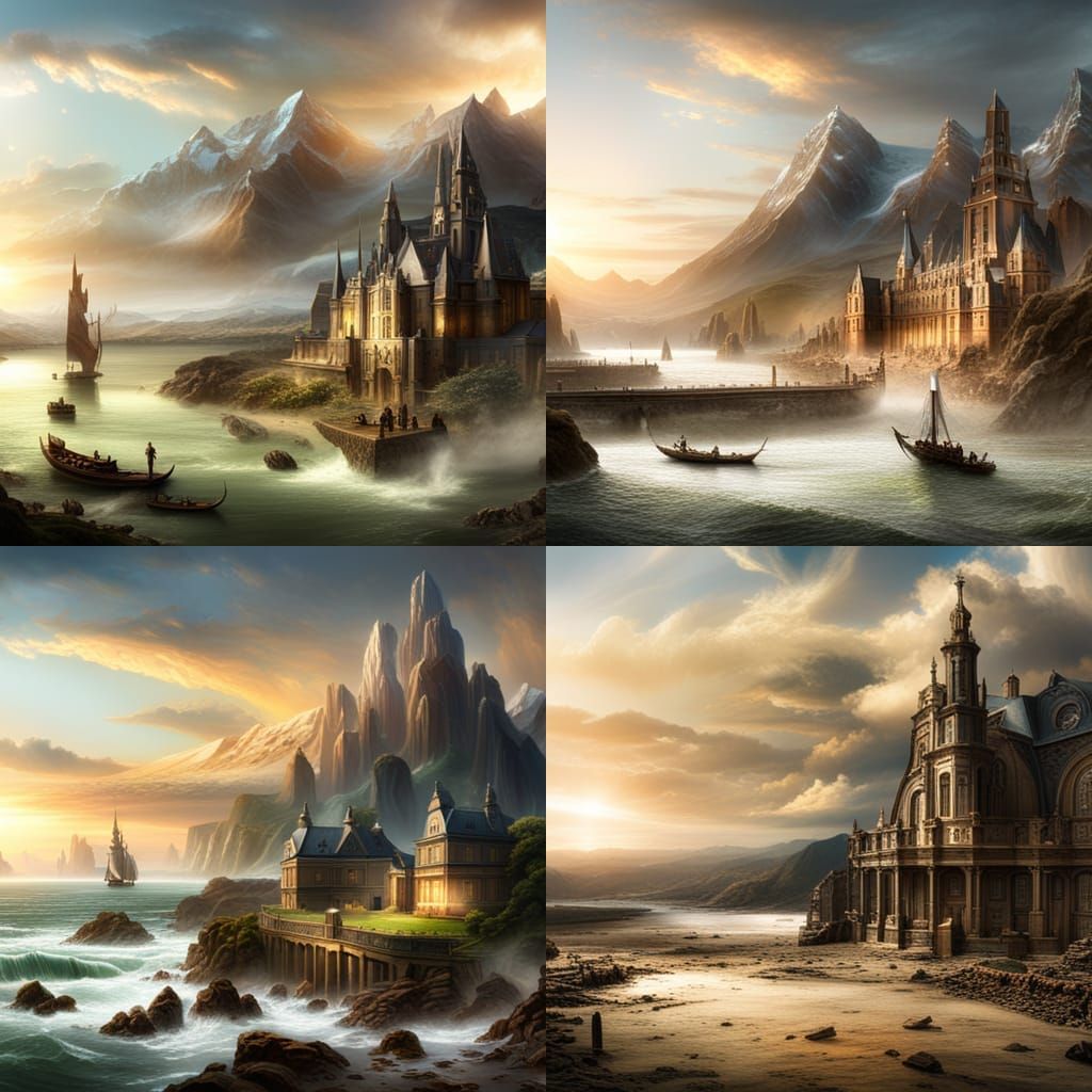 Epic Age of Enlightenment Digital Matte Painting