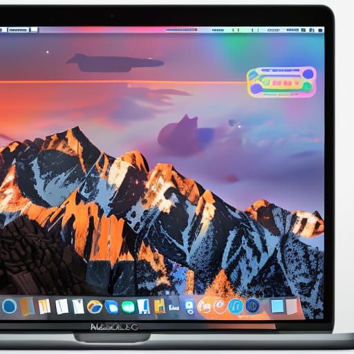 MacBook Pro Face Control Matte Painting