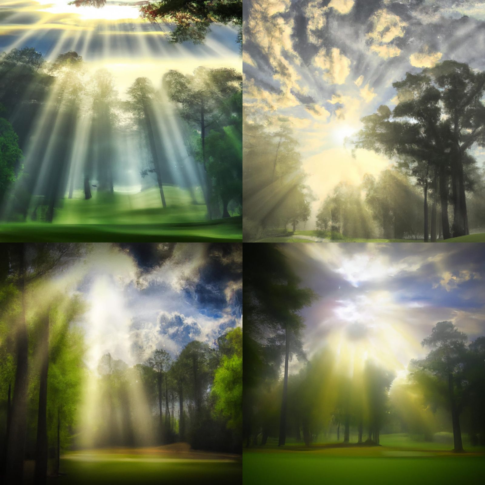 Augusta National in Ethereal, Divine Light
