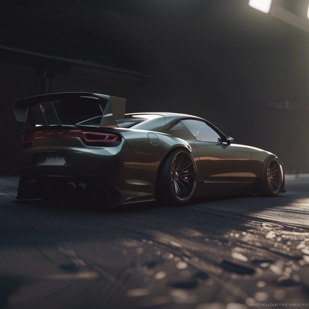 Drifting Car with 3D Rendering