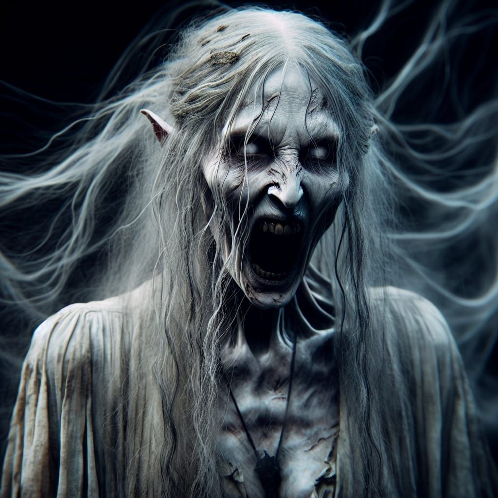 Angry Banshee Emerges from Dying Elf