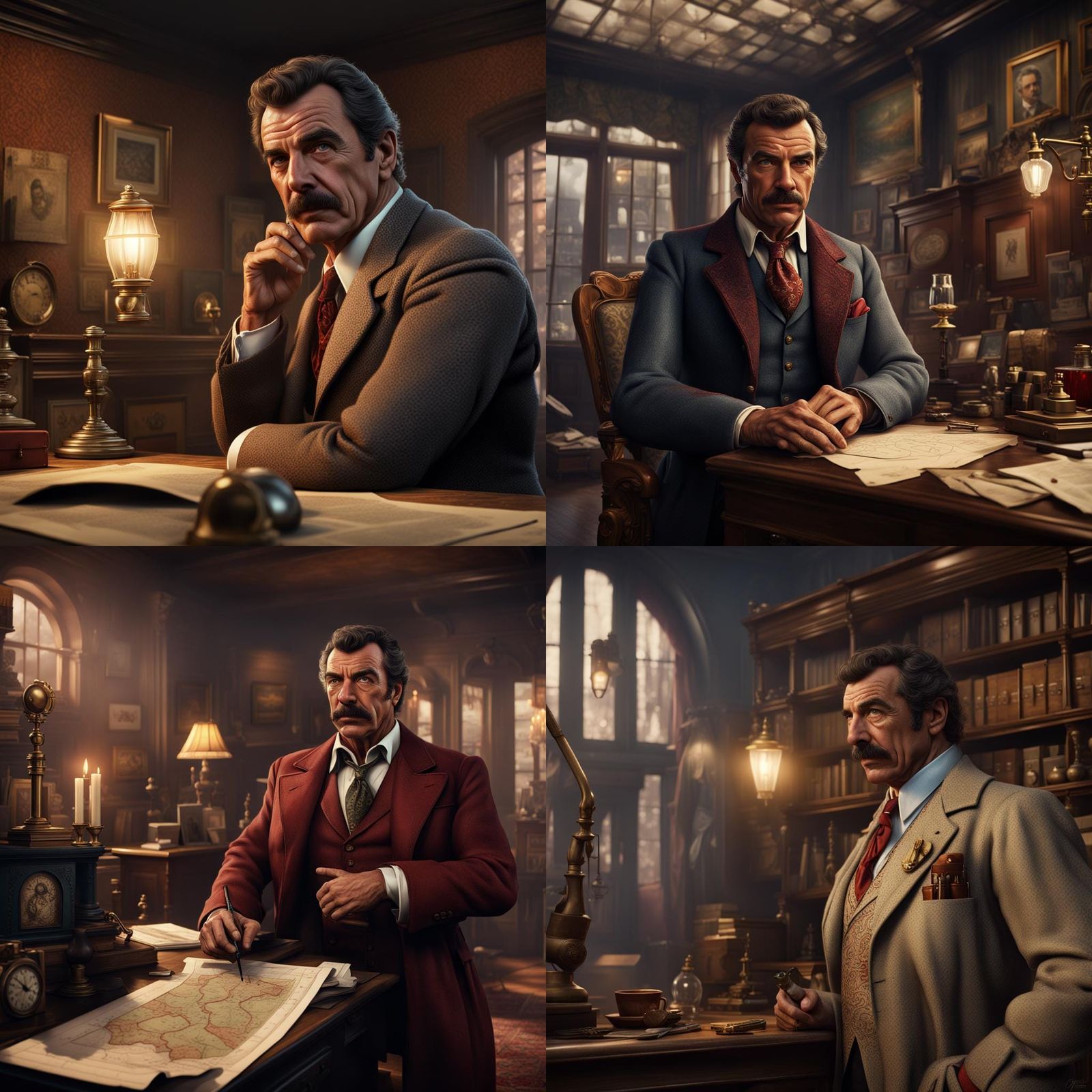 Magnum PI as Dickensian Sherlock Holmes