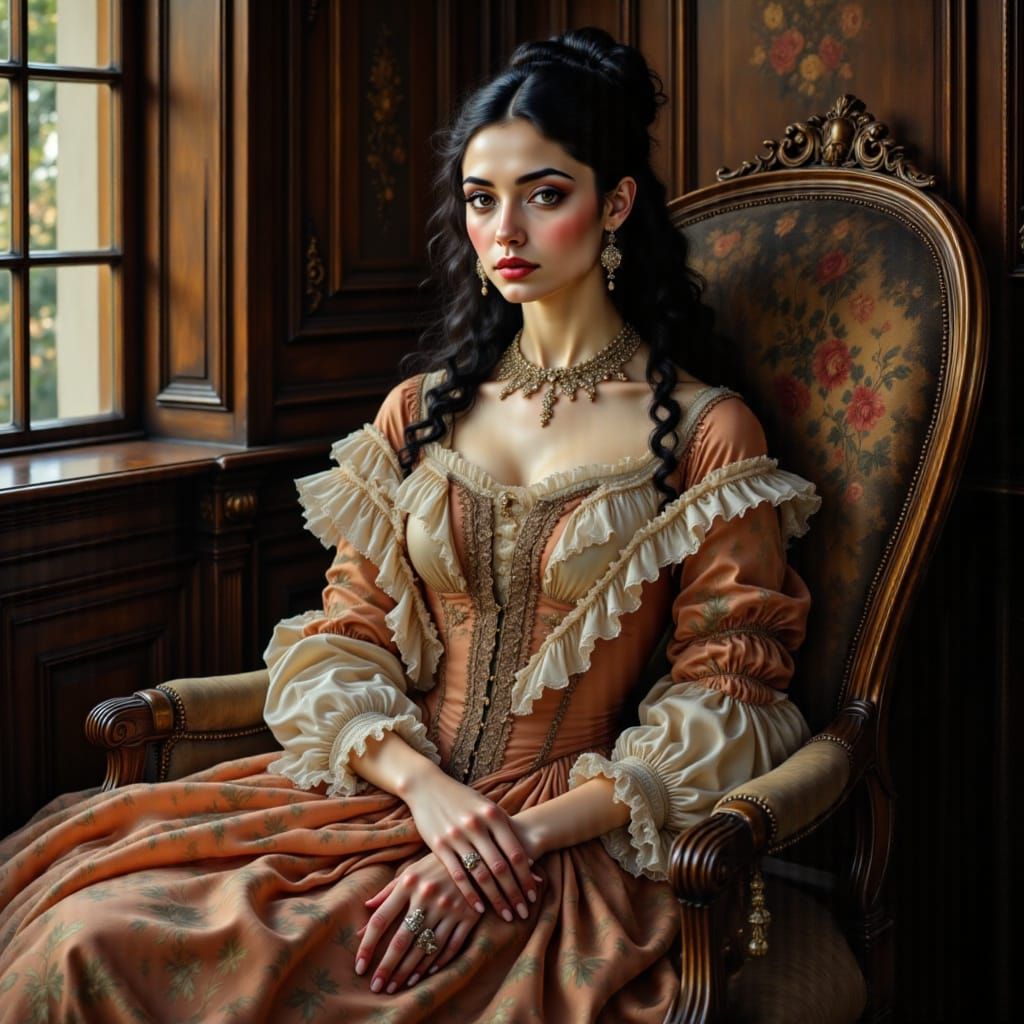 Baroque Beauty in Opulent Sitting Room