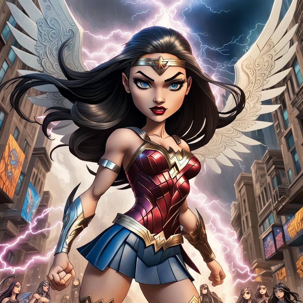 Xena and Frankie Superhero City Flight