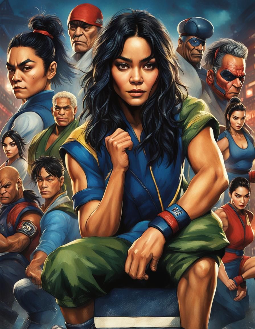 Athletic Woman Character in Cinematic Style