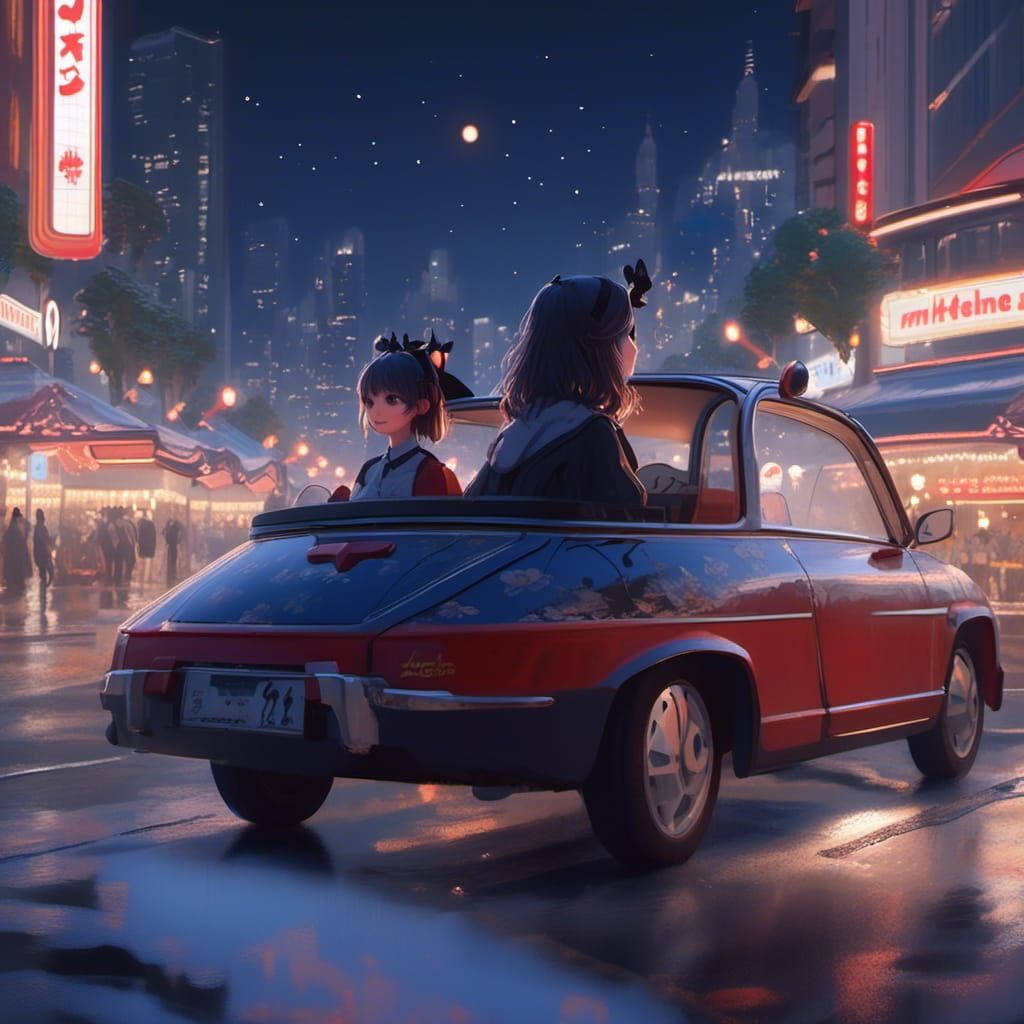 Anime Style: Women Seek Late-Night McDonald's Breakfast