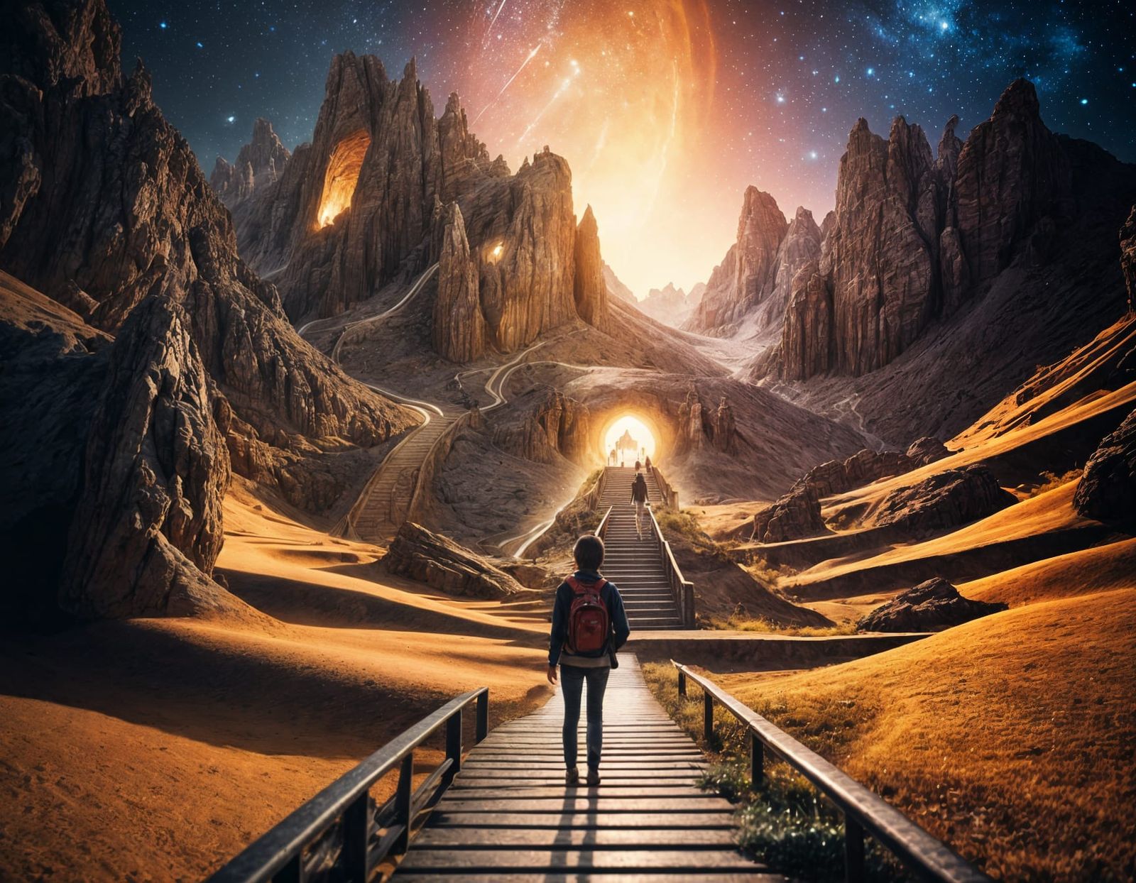 Cosmic Odyssey in a Galactic Landscape