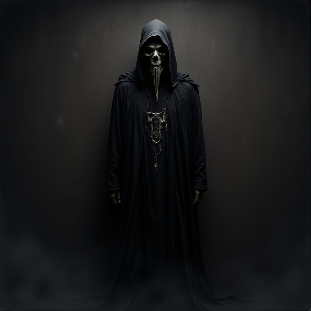 Gothic Plague Doctor Album Cover Art