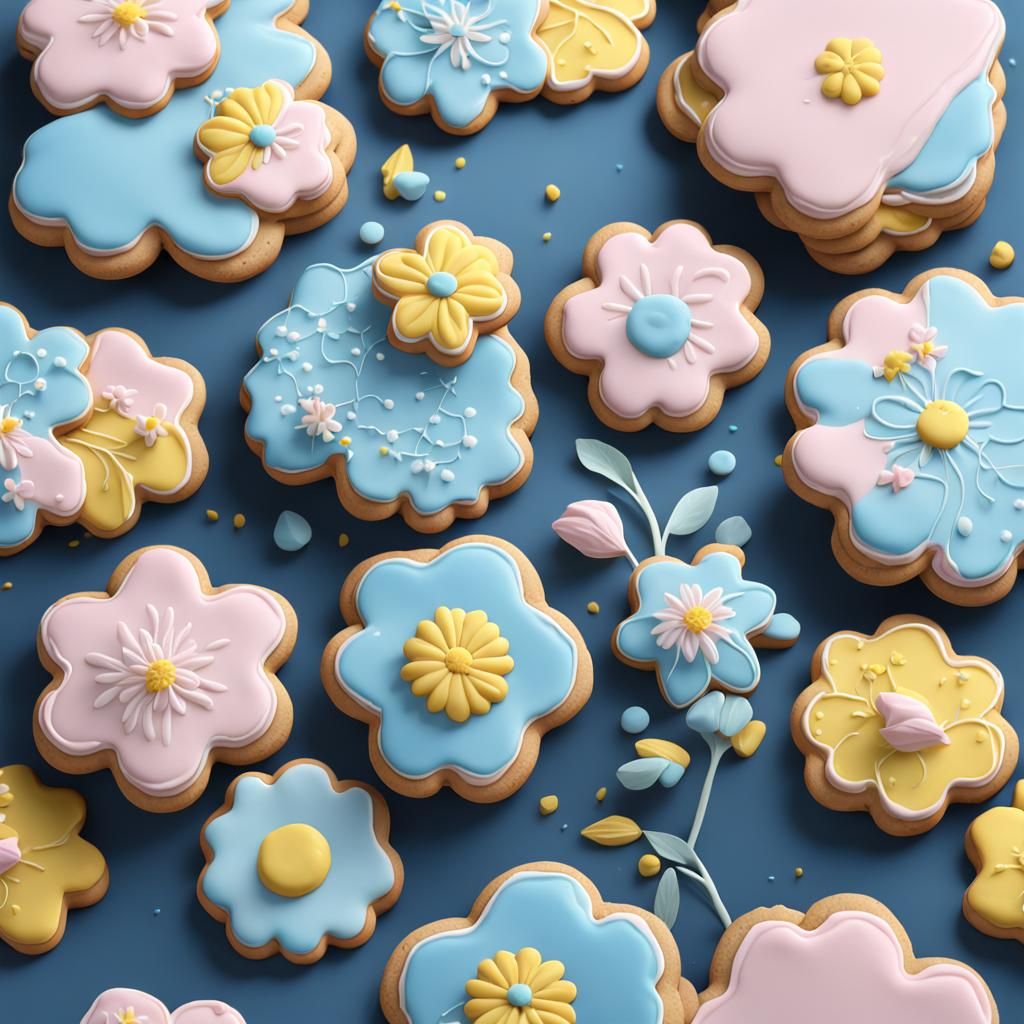 Flower cookies