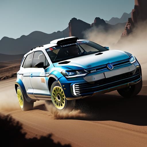 Vw spacefox rally car