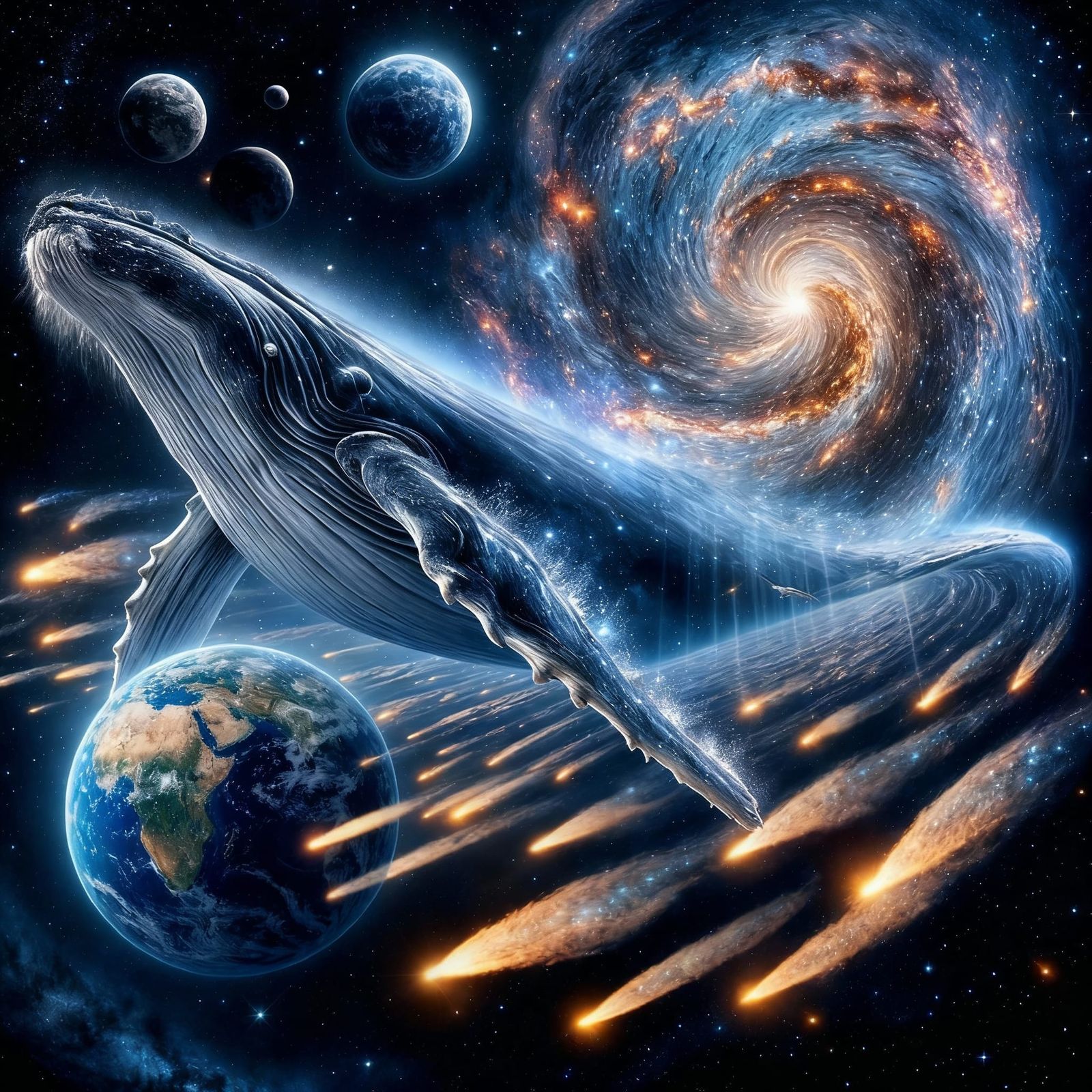 Colossal Cosmic Whale Drifting Through Solar System
