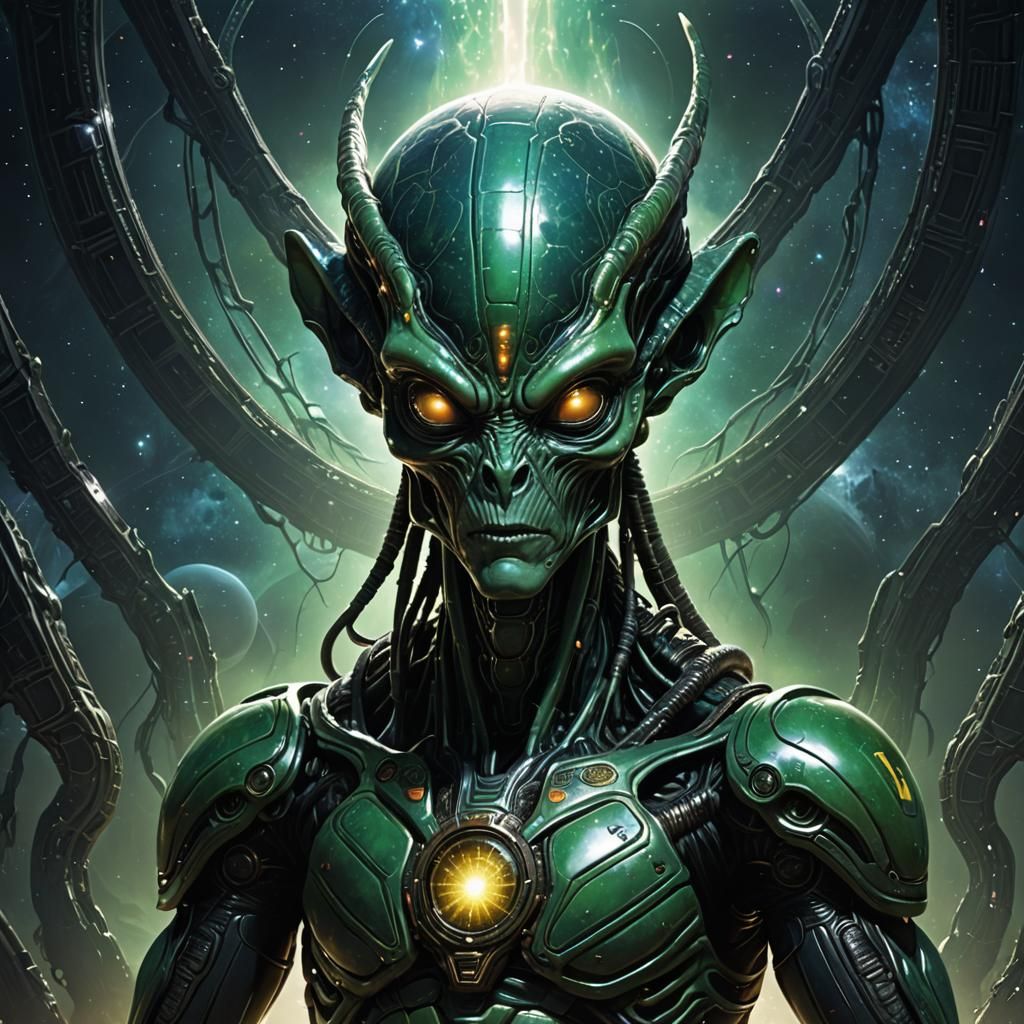 Majestic Alien God of the Cosmos