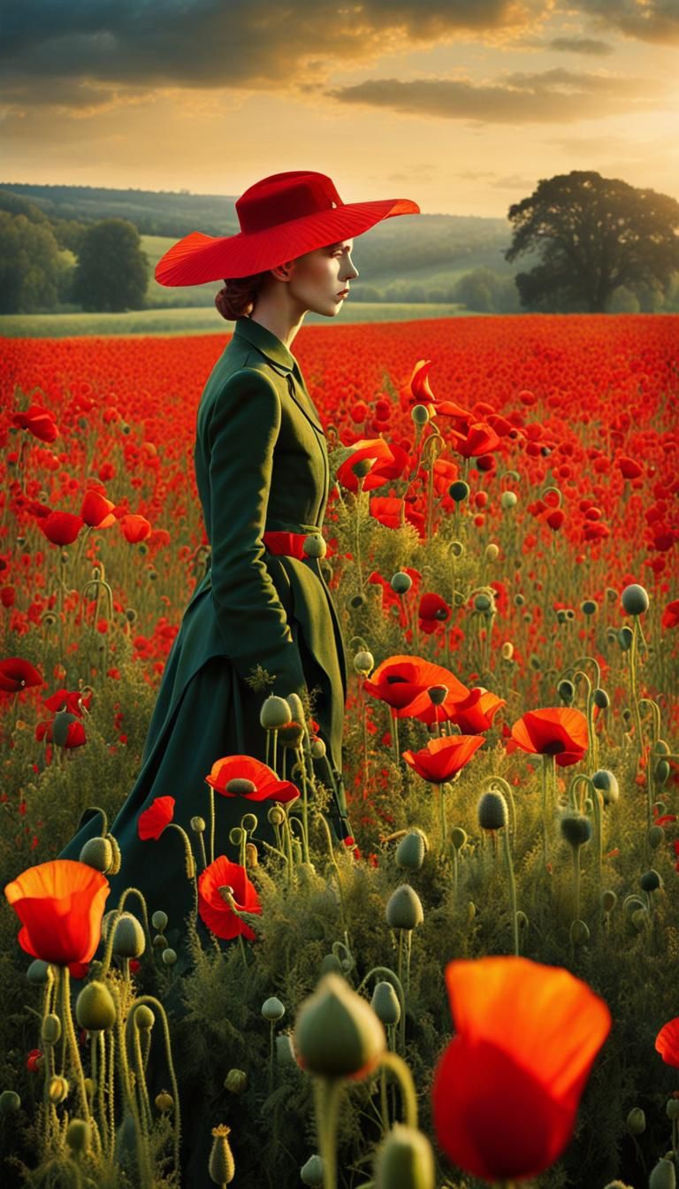 Surreal Poppy Field: Fighting Chronic Pain