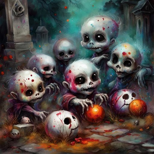 AI-Generated Spooky Art